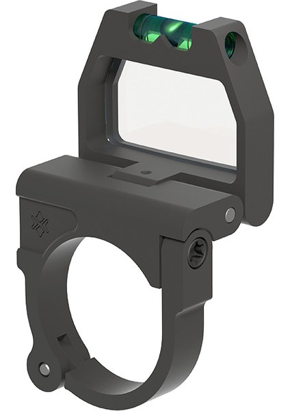 X-Accu 30MM Dürbün Için Kule Okuyuculu Terazı Quick-Flip Turret Mark Magnifier Mount Ring With Level Bubble Sctr-01