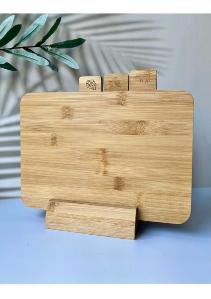 MİEN-807 Bambu Kesim Tahtası Standlı fiyatları