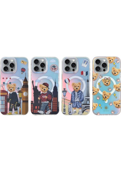 Zuckbear Apple iPhone 16 Pro Max Uyumlu Darnell Frosted Laser Magsafe Kapak fiyatları