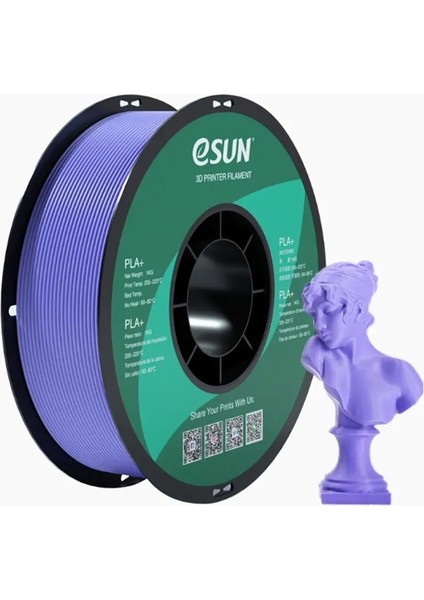 Urhanshop Esun Very Peri Pla+ Filament 1.75MM 1 kg Plus