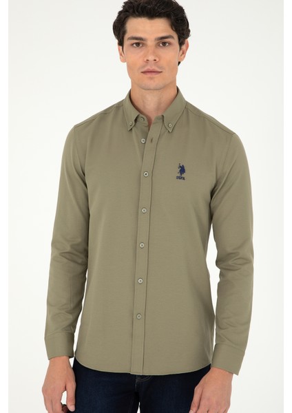 Erkek Açık Haki Gömlek Basic 50293427-VR183 modelleri