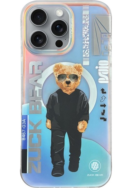 Zuckbear Apple iPhone 16 Pro Uyumlu Berlin Boss Magsafe Kapak