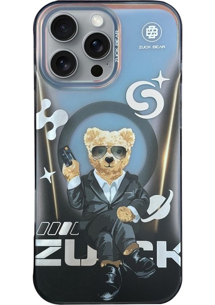 Zuckbear Apple iPhone 16 Pro Uyumlu Berlin Boss Magsafe Kapak