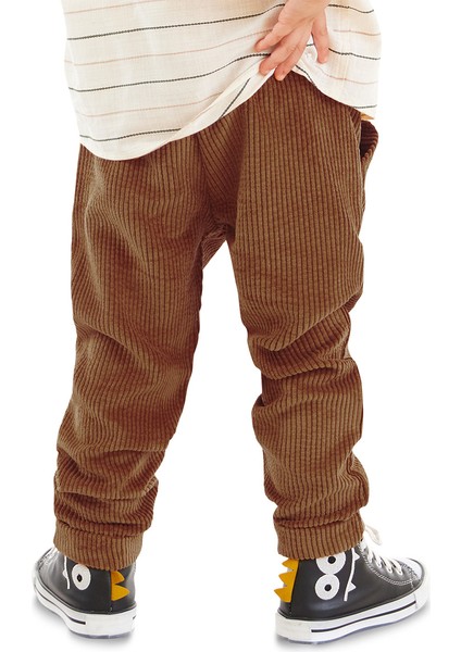 Fitilli Kadife Hardal Erkek Çocuk Pantolon fiyatları