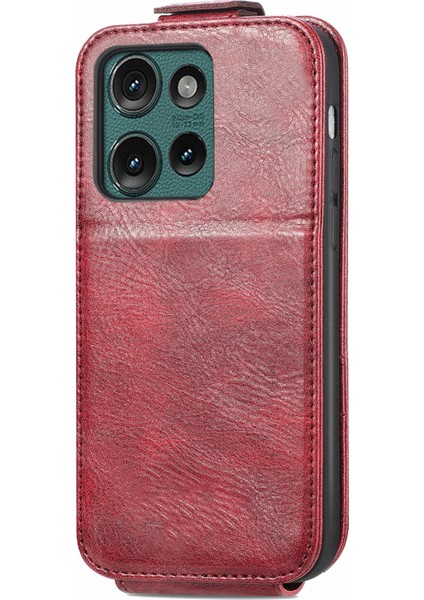 Motorola Edge 2024 Kırmızı Için Fermuarlı Cüzdan Kılıf (Yurt Dışından) fırsatları