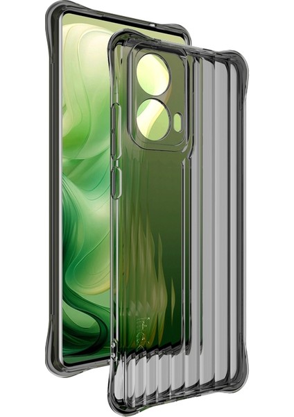 Motorola Moto S50 Neo 5g Siyah Için Imak Oluklu Doku Kılıfı (Yurt Dışından)