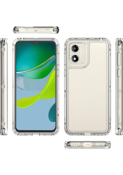 Motorola Moto E13 Şeffaf Için Tpu Hibrit Pc Telefon Kılıfı (Yurt Dışından) fiyatları
