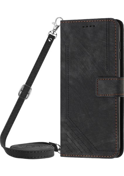 Motorola Edge 2024 Siyah Için Cilt Fe Kılıfı (Yurt Dışından) modelleri