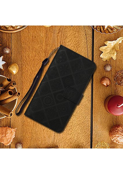 Motorola Moto E13 Siyah Için Etnik Stil Pu Kılıf (Yurt Dışından) modelleri