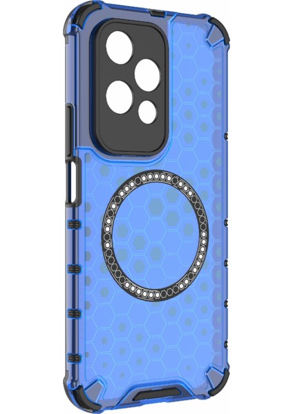 Honor 200 Lite Global Blue Için Petek Manyetik Halkalı Telefon Kılıfı (Yurt Dışından) fırsatları