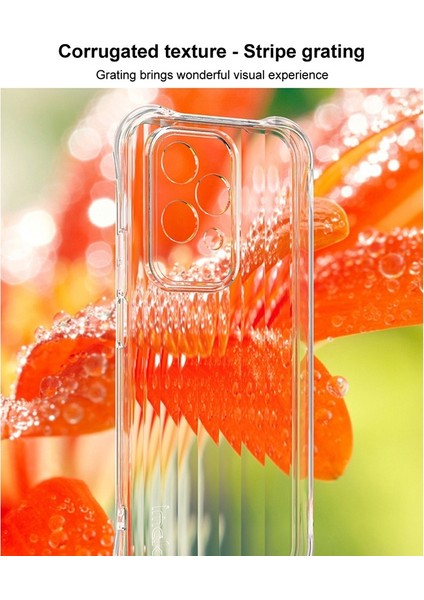 Honor 200 Lite Global Şeffaf Siyah Için Imak Oluklu Doku Kılıfı (Yurt Dışından) modelleri