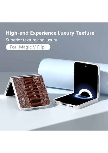 Abe Weilai'nin Honor Magic V Flip Coffee Telefon Kılıfı (Yurt Dışından) modelleri