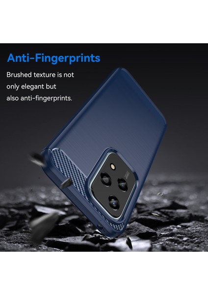 Honor 200 Lite Global Mavi Için Fırçalanmış Dokulu Tpu Kılıf (Yurt Dışından) fırsatları