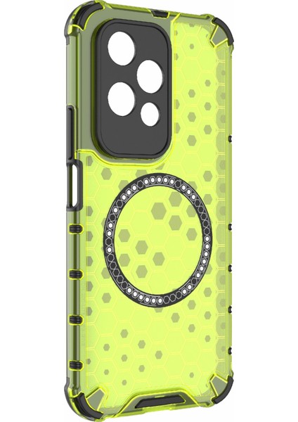 Honor 200 Lite Global Green Için Petek Manyetik Halkalı Telefon Kılıfı (Yurt Dışından) fırsatları