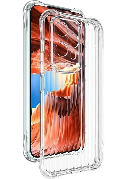 Honor 200 Lite Global Şeffaf Için Imak Oluklu Doku Kılıfı (Yurt Dışından)