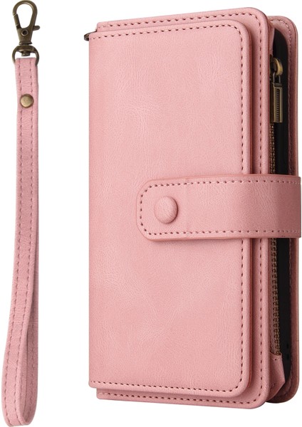 Honor 200 Lite Global Pembe Için Skin Fe 15 Kartlı Pu Telefon Kılıfı (Yurt Dışından) fiyatları