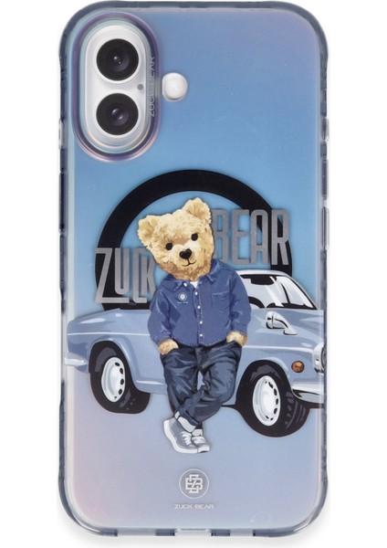 Zuckbear Apple iPhone 16 Uyumlu California Cool Magsafe Kapak