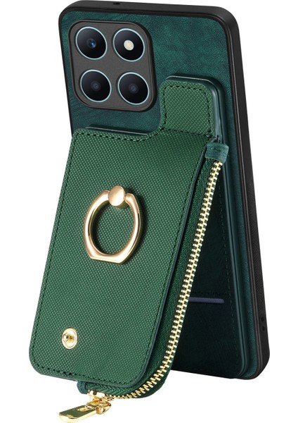 Onur X6A Yeşil Için Retro Fermuar Cüzdan Telefon Kılıfı (Yurt Dışından) fiyatları