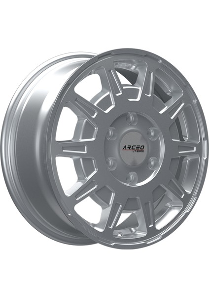 Arc-Lt1-25 6.5X16" -5X160 ET60 65.1 Silver Jant (4 Adet)