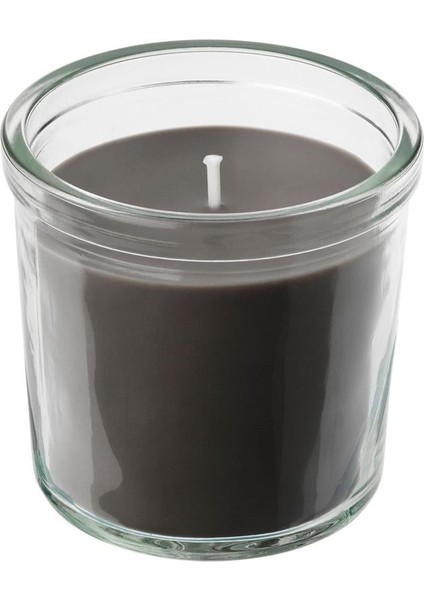 Enstaka Bardakta Kokulu Mum Gri Şenlik Ateşi 00502365