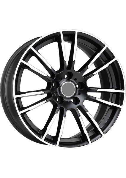 EMR-E202-01 8.0X18"-5X112 ET30 66.6 Black Polished Jant (4 Adet)