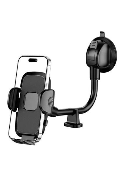 ® Ayarlanabilir Vakum Kilitli Cam ve Torpidoya Takılabilen Telefon Tutucu