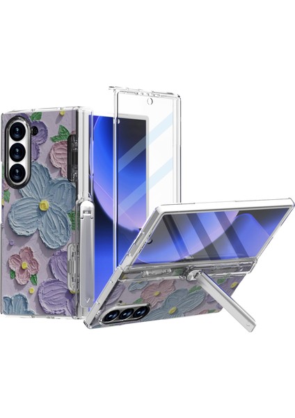Samsung Galaxy Z Fold6 5g Sabit Pc Kickstand Telefon Kapağı (Yurt Dışından)