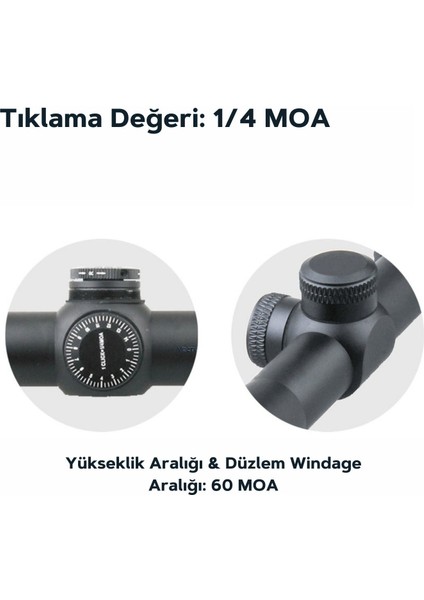 Matiz 2-7X32 Moa 1'' Sfp Tüfek Dürbünü