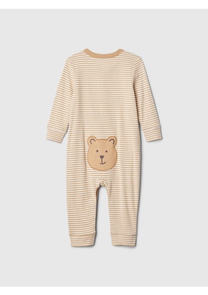 Bebek Kahverengi Brannan Bear Grafikli Tulum