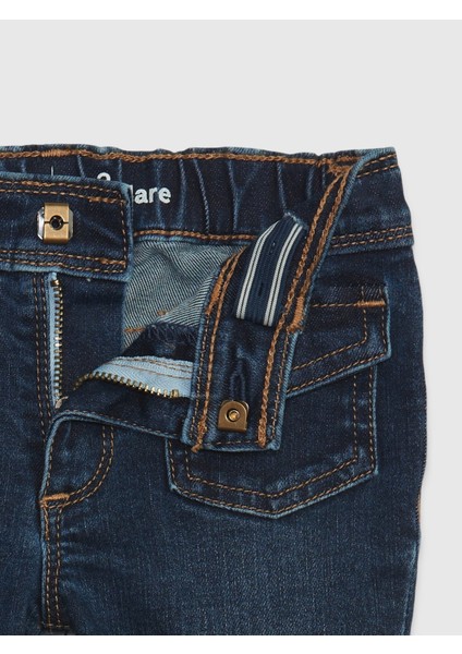 Kız Bebek Lacivert '70S Flare Jean Pantolon