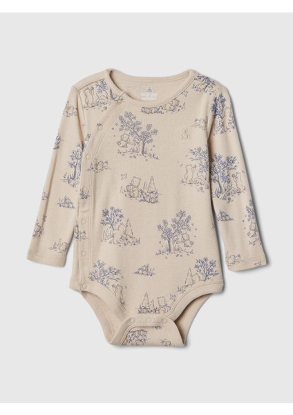 Bebek Bej Brannan Bear Grafikli Bodysuit