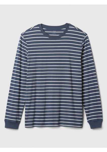 Erkek Koyu Mavi Everyday Soft Çizgili T-Shirt fiyatları