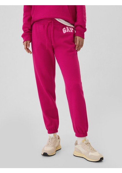 Kadın Pembe Gap Logo Fleece Jogger Eşofman Altı