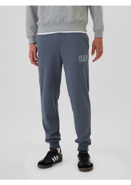 Erkek Mavi Gap Logo Fransız Havlu Kumaş Jogger Eşofman Altı fırsatları