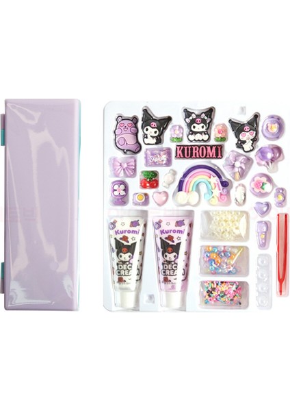 Sanrio Kuromi Kişisel Desenli Kalem Kutusu (Yurt Dışından)