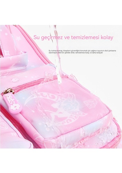 Enjoy Homee Ilkokul Öğrencileri Için Büyük Kapasiteli, Su Geçirmez Okul Çantası Yandan Açılan Çok Fonksiyonlu Sırt Çantası (Yurt Dışından) fırsatları