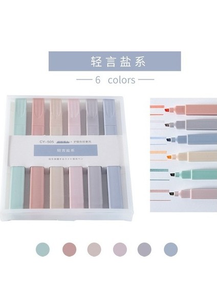 Home Decoratione No.1 Stili Et Kısa Stil Soluk Renk Fosforlu Kalem Floresan Kalem Sanat Işaretleyiciler Hediye Kırtasiye Fosforlu Kalem Seti Pastel Fosforlu Kalemler (Yurt Dışından)