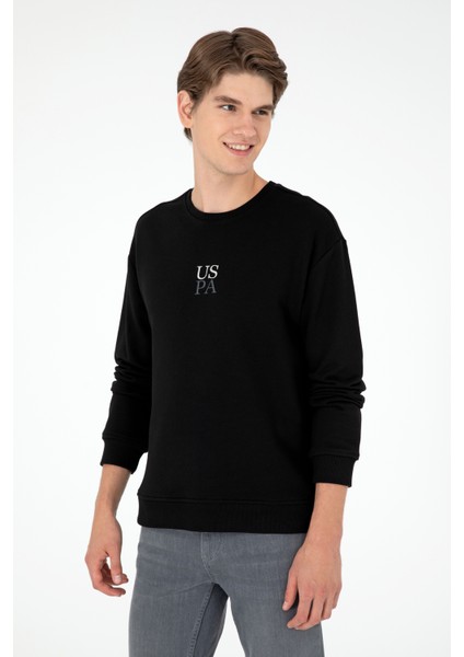 U.S. Polo Assn. Erkek Siyah Sweatshirt 50293420-VR046