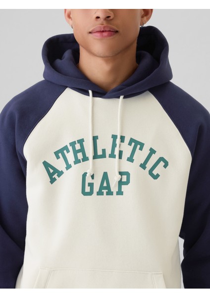 Erkek Lacivert Gap Logo Athletic Sweatshirt