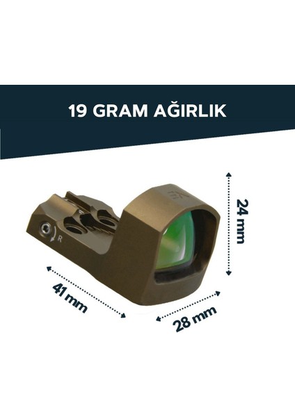 Frenzy-S 1X17X24 Aut Rd 3moa IP67 (Mag) Red Dot Nişangah