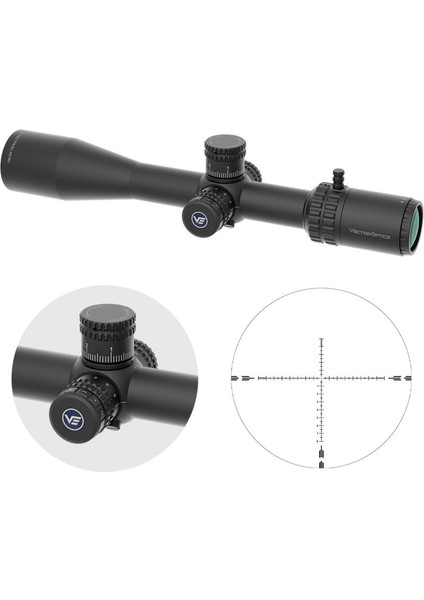 Orion Pro Max 4-16X44 Hd Sfp Tüfek Dürbünü