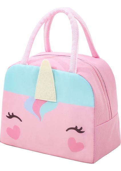 Karikatür Yalıtımlı Lunchbox Çanta Elde Taşınabilir Bento Çanta (Yurt Dışından)