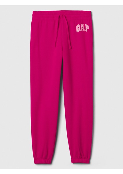 Kadın Pembe Gap Logo Fleece Jogger Eşofman Altı