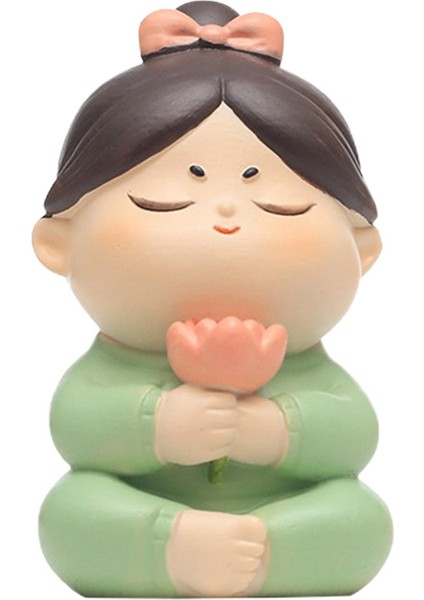 Reçine Figürinler Heykel Koleksiyonluk Orta Parçası Kız Heykeli Çiçekli (Yurt Dışından) fırsatları