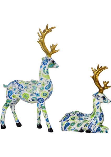 2 Ren Ği Heykelleri Modern Parti Festivali Dolap Mavi (Yurt Dışından) fiyatları