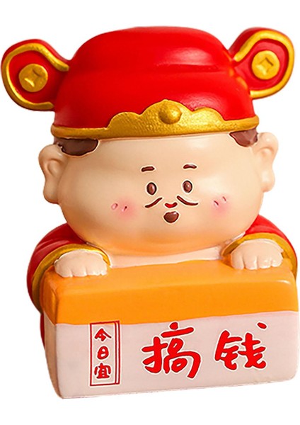 Çin Heykeli Küçük Cai Shen Odası Şans Isı Heykelciği D (Yurt Dışından) modelleri