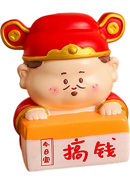 Çin Heykeli Küçük Cai Shen Odası Şans Isı Heykelciği D (Yurt Dışından) fırsatları