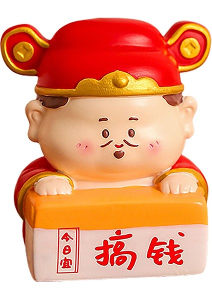 Çin Heykeli Küçük Cai Shen Odası Şans Isı Heykelciği D (Yurt Dışından) indirimleri