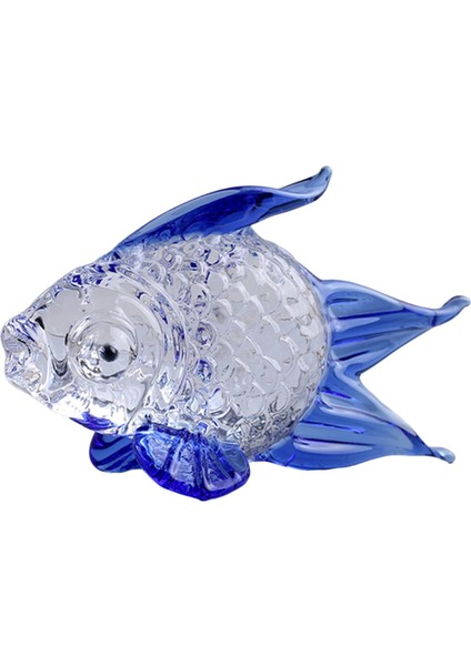 Şeffaf Cam Figür Minyatür Hediyeleri Koleksiyonluk Mavi (Yurt Dışından) modelleri