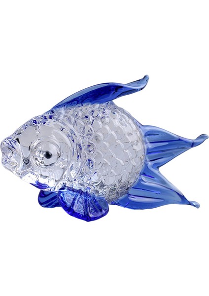 Şeffaf Cam Figür Minyatür Hediyeleri Koleksiyonluk Mavi (Yurt Dışından) indirimleri